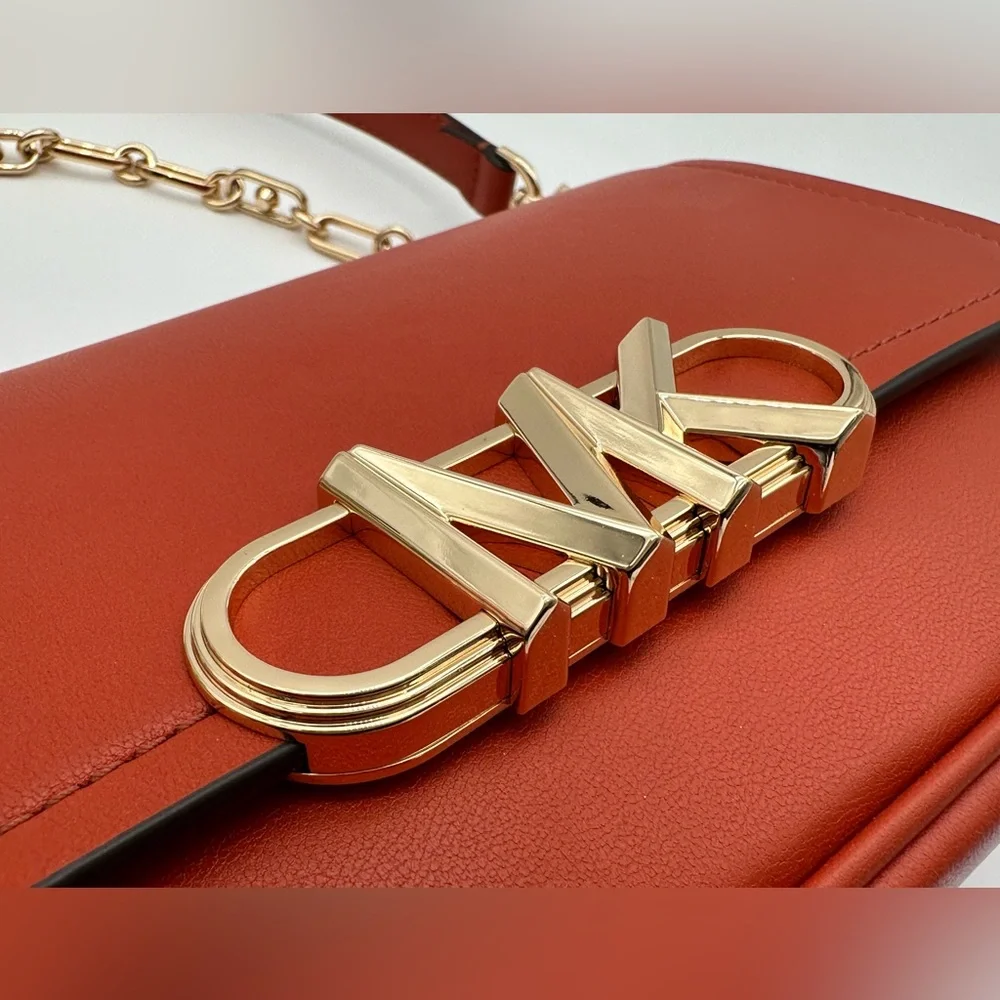 Michael Kors Medium Leather Shoulder Bag - Picture 10 of 12